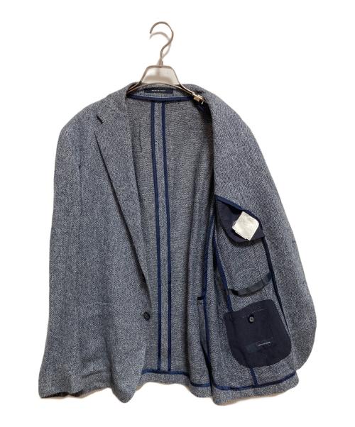 TAGLIATORE（タリアトーレ）TAGLIATORE (タリアトーレ) ニットジャケット ネイビー サイズ:52の古着・服飾アイテム