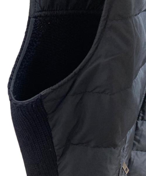 JIL SANDER（ジルサンダー）JIL SANDER (ジルサンダー) 切り替えダウンベスト ネイビー サイズ:54の古着・服飾アイテム