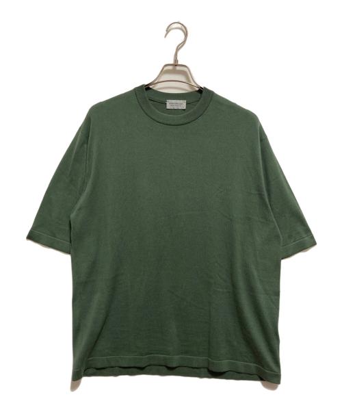 JOHN SMEDLEY（ジョンスメドレー）JOHN SMEDLEY (ジョンスメドレー) クルーネックニット グリーン サイズ:XLの古着・服飾アイテム
