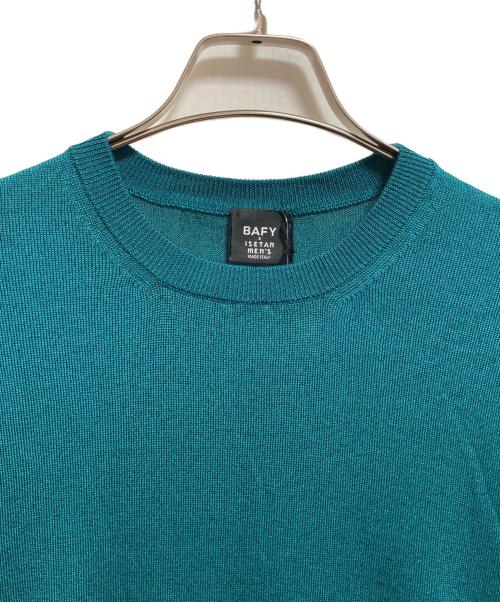 BAFY（バフィー）BAFY (バフィー) ISETAN MEN'S (イセタンメンズ) S/Sニット グリーン サイズ:52 未使用品の古着・服飾アイテム