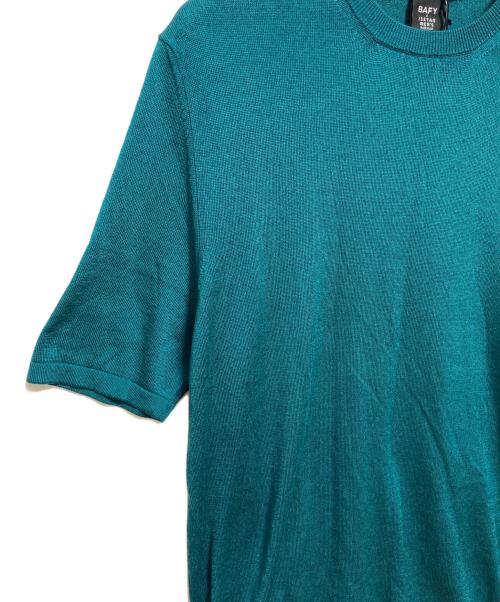 BAFY（バフィー）BAFY (バフィー) ISETAN MEN'S (イセタンメンズ) S/Sニット グリーン サイズ:52 未使用品の古着・服飾アイテム