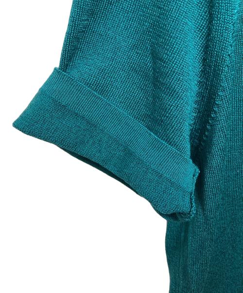 BAFY（バフィー）BAFY (バフィー) ISETAN MEN'S (イセタンメンズ) S/Sニット グリーン サイズ:52 未使用品の古着・服飾アイテム