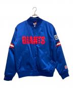 MITCHELL & NESSミッチェルアンドネス）の古着「スタジャン」｜ブルー