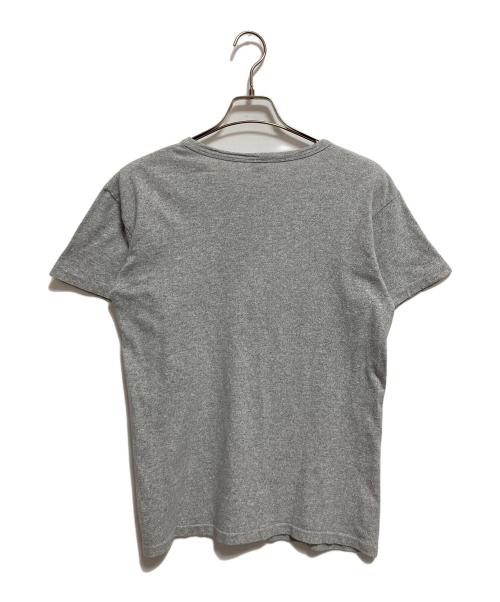 Champion（チャンピオン）Champion (チャンピオン) 染み込みプリントTシャツ グレー サイズ:Mの古着・服飾アイテム