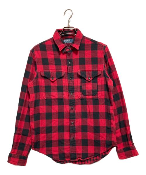 POLO RALPH LAUREN（ポロ・ラルフローレン）POLO RALPH LAUREN (ポロ・ラルフローレン) チェックシャツ レッド サイズ:Mの古着・服飾アイテム