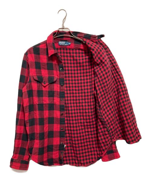 POLO RALPH LAUREN（ポロ・ラルフローレン）POLO RALPH LAUREN (ポロ・ラルフローレン) チェックシャツ レッド サイズ:Mの古着・服飾アイテム
