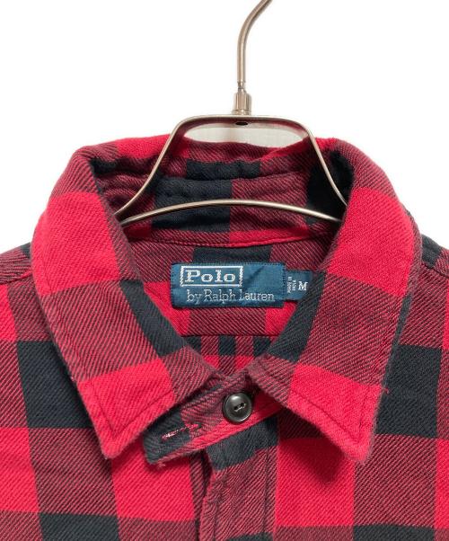 POLO RALPH LAUREN（ポロ・ラルフローレン）POLO RALPH LAUREN (ポロ・ラルフローレン) チェックシャツ レッド サイズ:Mの古着・服飾アイテム
