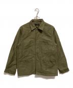 FULLCOUNTフルカウント）の古着「French Moleskin Work Jacket」｜オリーブ