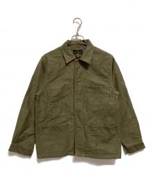 FULLCOUNT（フルカウント）の古着「French Moleskin Work Jacket」｜オリーブ