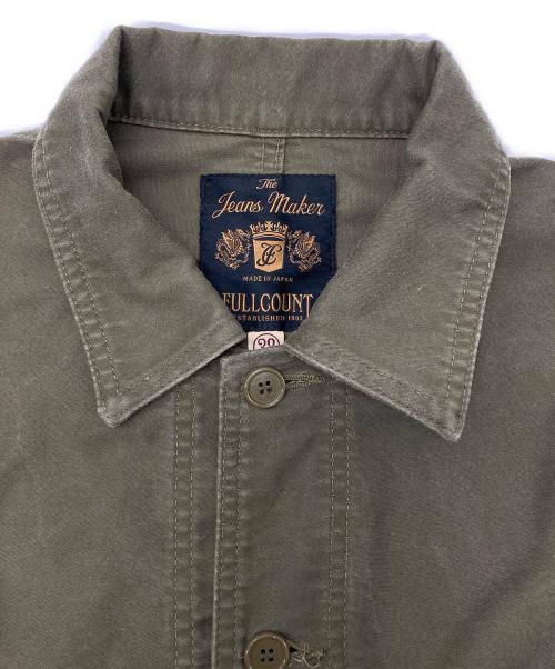 FULLCOUNT（フルカウント）FULLCOUNT (フルカウント) French Moleskin Work Jacket オリーブ サイズ:38の古着・服飾アイテム