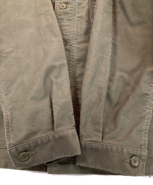 FULLCOUNT（フルカウント）FULLCOUNT (フルカウント) French Moleskin Work Jacket オリーブ サイズ:38の古着・服飾アイテム