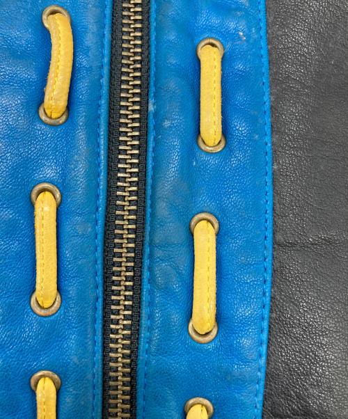 pellepelle（ペレペレ）pellepelle (ペレペレ) レザージャケット ブラック サイズ:SIZE 42の古着・服飾アイテム