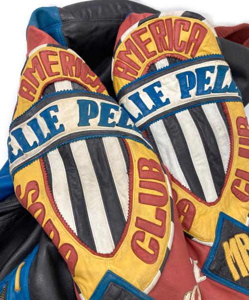 pellepelle（ペレペレ）pellepelle (ペレペレ) レザージャケット ブラック サイズ:SIZE 42の古着・服飾アイテム