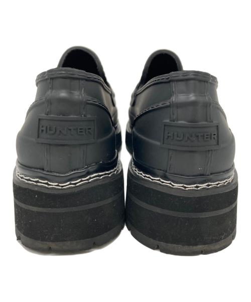 HUNTER（ハンター）HUNTER (ハンター) W REFINED STITCH PENNY LOAFER ブラック サイズ:SIZE US7の古着・服飾アイテム