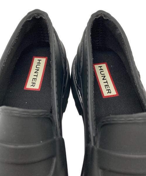 HUNTER（ハンター）HUNTER (ハンター) W REFINED STITCH PENNY LOAFER ブラック サイズ:SIZE US7の古着・服飾アイテム