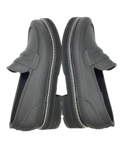 HUNTER（ハンター）HUNTER (ハンター) W REFINED STITCH PENNY LOAFER ブラック サイズ:SIZE US7の古着・服飾アイテム