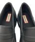 中古・古着 HUNTER (ハンター) W REFINED STITCH PENNY LOAFER ブラック サイズ:SIZE US7：6000円