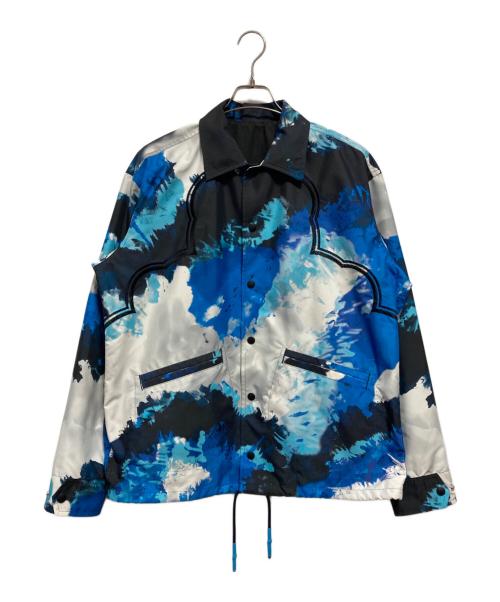 TOGA（トーガ）TOGA (トーガ) Tie Dye Baseball Jacket ブルー サイズ:SIZE 48の古着・服飾アイテム