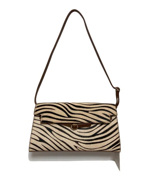 verafied（ベラフィード）verafied (ベラフィード) ショルダーバッグ アイボリー×ブラックの古着・服飾アイテム