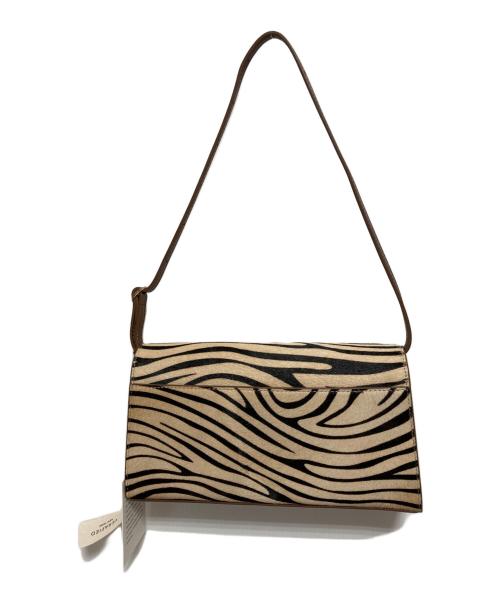 verafied（ベラフィード）verafied (ベラフィード) ショルダーバッグ アイボリー×ブラックの古着・服飾アイテム