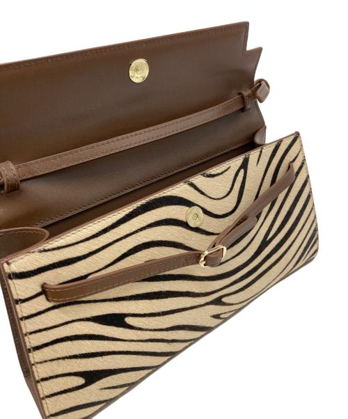 verafied（ベラフィード）verafied (ベラフィード) ショルダーバッグ アイボリー×ブラックの古着・服飾アイテム