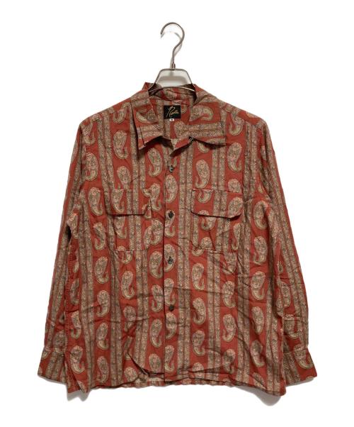 Needles（ニードルズ）Needles (ニードルズ) Classic Shirt - R/C Lawn Cloth / Paisley Printed ブラウン サイズ:Mの古着・服飾アイテム