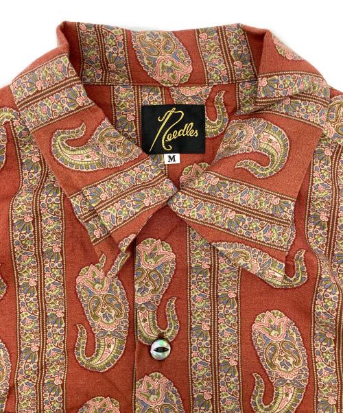 Needles（ニードルズ）Needles (ニードルズ) Classic Shirt - R/C Lawn Cloth / Paisley Printed ブラウン サイズ:Mの古着・服飾アイテム