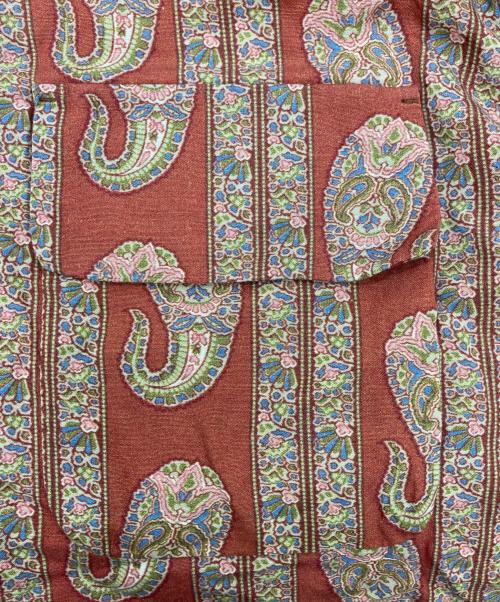 Needles（ニードルズ）Needles (ニードルズ) Classic Shirt - R/C Lawn Cloth / Paisley Printed ブラウン サイズ:Mの古着・服飾アイテム