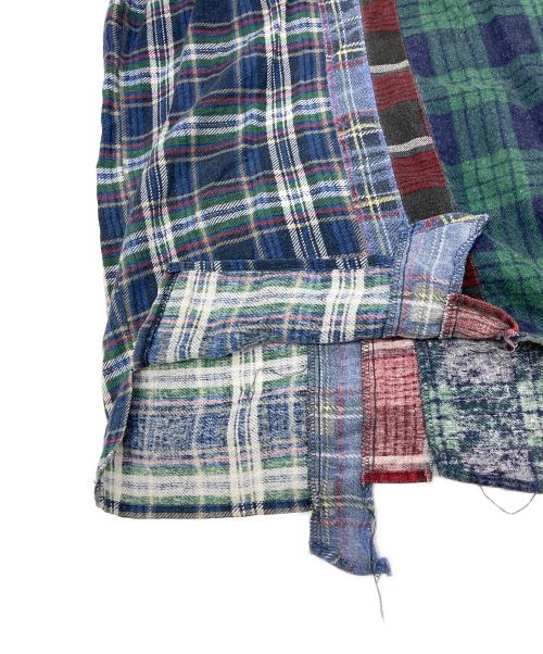 Rebuild by Needles（リビルドバイニードルス）Rebuild by Needles (リビルドバイニードルス) 再構築マルチチェックシャツ マルチカラー サイズ:-の古着・服飾アイテム