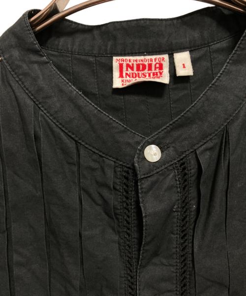 INDIA INDUSTRY（インディアインダストーリー）INDIA INDUSTRY (インディアインダストーリー) ノースリーブワンピース ブラック サイズ:1の古着・服飾アイテム