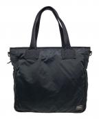PORTERポーター）の古着「FRAME  2WAY TOTE BAG」｜ブラック