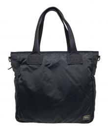PORTER（ポーター）の古着「FRAME  2WAY TOTE BAG」｜ブラック