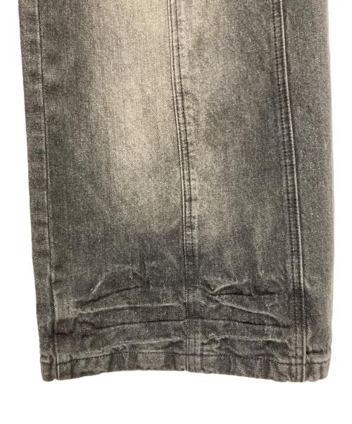 ANDER HUNK（アンダーハンク）ander hunk (アンダーハンク) ワイドデニムパンツ ブラック サイズ:Mの古着・服飾アイテム