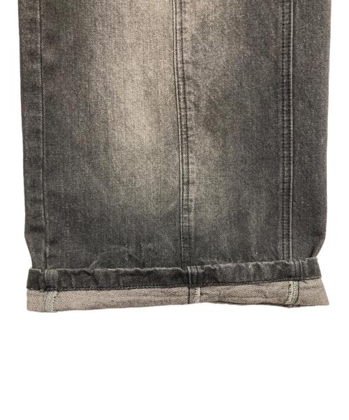 ANDER HUNK（アンダーハンク）ander hunk (アンダーハンク) ワイドデニムパンツ ブラック サイズ:Mの古着・服飾アイテム