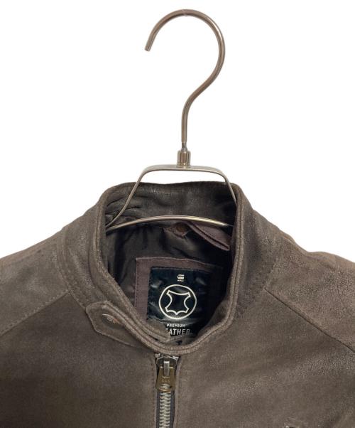 G-STAR RAW（ジースターロゥ）G-STAR RAW (ジースターロゥ) BIKER HIGH WAY JKT ブラウン サイズ:Sの古着・服飾アイテム