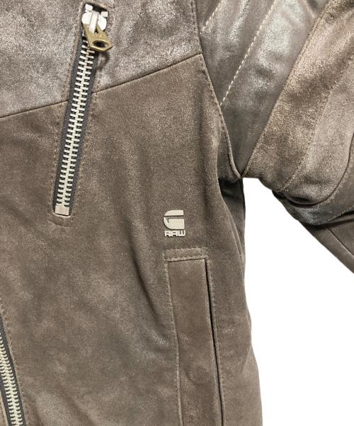 G-STAR RAW（ジースターロゥ）G-STAR RAW (ジースターロゥ) BIKER HIGH WAY JKT ブラウン サイズ:Sの古着・服飾アイテム