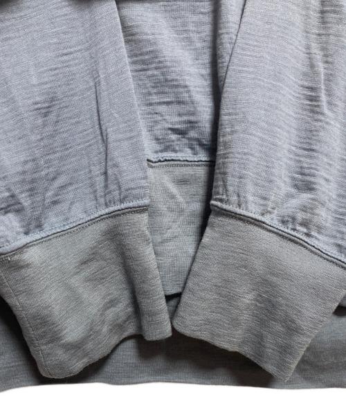 山と道（ヤマトミチ）山と道 (ヤマトミチ) 100% Merino Pullover グレー サイズ:XLの古着・服飾アイテム