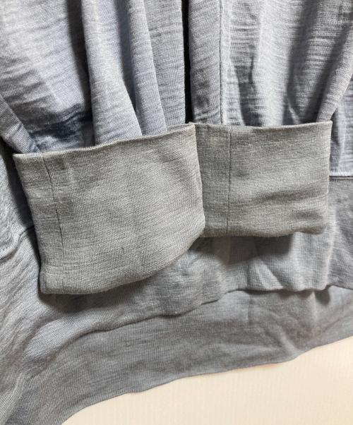 山と道（ヤマトミチ）山と道 (ヤマトミチ) 100% Merino Pullover グレー サイズ:XLの古着・服飾アイテム