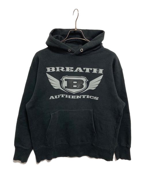 BREATH（ブレス）BREATH (ブレス) プルオーバーパーカー ブラック サイズ:Mの古着・服飾アイテム