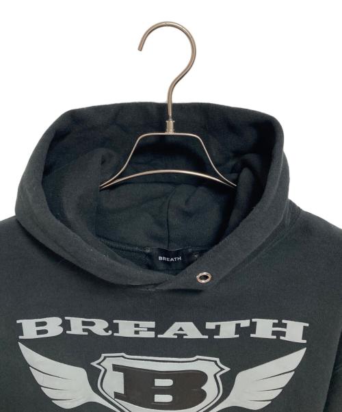 BREATH（ブレス）BREATH (ブレス) プルオーバーパーカー ブラック サイズ:Mの古着・服飾アイテム