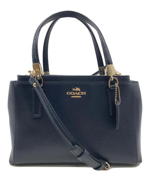 COACH（コーチ）COACH (コーチ) 2WAYショルダーバッグ ネイビーの古着・服飾アイテム