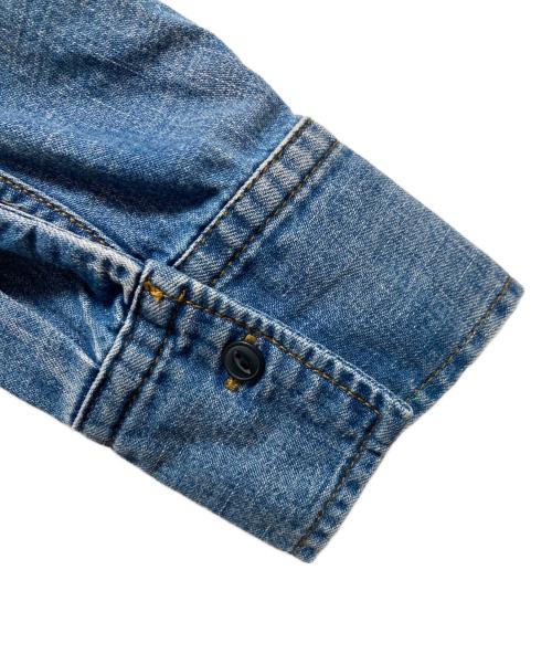 JOURNAL STANDARD（ジャーナルスタンダード）JOURNAL STANDARD (ジャーナルスタンダード) ライトオンスデニムクロップドシャツ インディゴ サイズ:FREEの古着・服飾アイテム