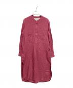 ticcaティッカ）の古着「somelos シャツワンピース」｜ピンク