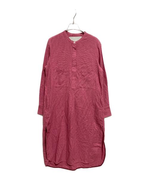 ticca（ティッカ）TICCA (ティッカ) somelos シャツワンピース ピンク サイズ:FREEの古着・服飾アイテム
