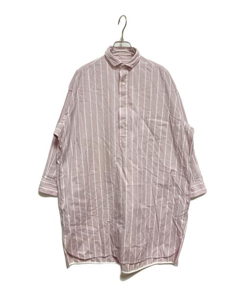 ticca（ティッカ）TICCA (ティッカ) スクエアロングシャツプルオーバー ピンク サイズ:FREEの古着・服飾アイテム
