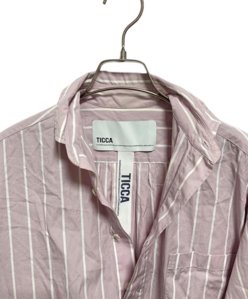 ticca（ティッカ）TICCA (ティッカ) スクエアロングシャツプルオーバー ピンク サイズ:FREEの古着・服飾アイテム