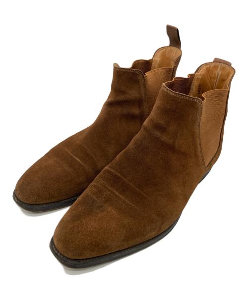 Crockett & Jones（クロケット＆ジョーンズ）Crockett & Jones (クロケット＆ジョーンズ) BEAMS (ビームス) CHELSEA BOOT ベージュ サイズ:SIZE 8 1/2の古着・服飾アイテム