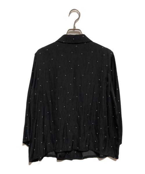 mizuiro-ind（ミズイロインド）mizuiro-ind (ミズイロインド) ドットセットアップシャツ ブラック サイズ:不明の古着・服飾アイテム
