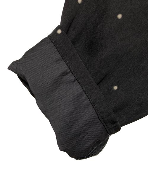 mizuiro-ind（ミズイロインド）mizuiro-ind (ミズイロインド) ドットセットアップシャツ ブラック サイズ:不明の古着・服飾アイテム