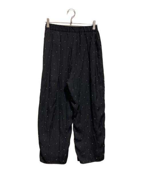 mizuiro-ind（ミズイロインド）mizuiro-ind (ミズイロインド) ドットセットアップシャツ ブラック サイズ:不明の古着・服飾アイテム